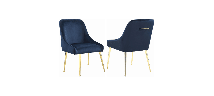 Mayette Parsons Wingback Dining Side Chairs Ivory Set Of 2