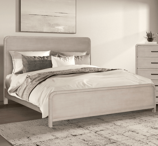 Belize Modern King Bedroom Collection, Oak