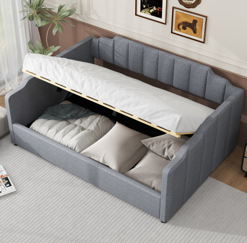 Noa Full Size Upholstered Daybed with Storage