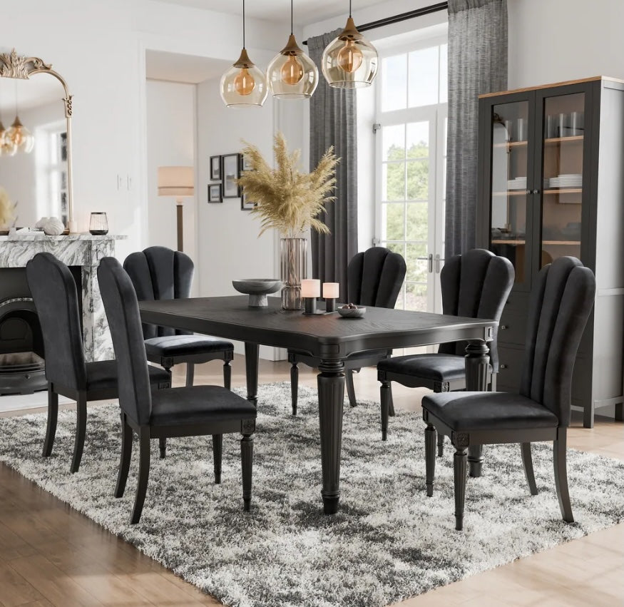Melodi Parc Glam Dining Collection by Furniture of America, Black