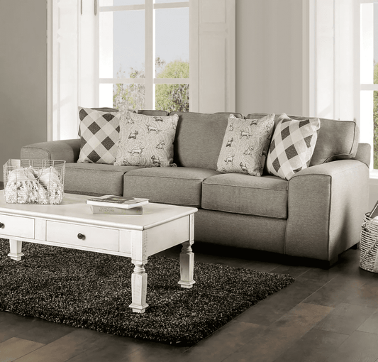 Newry Transitional Track Arm Sofa - Gray