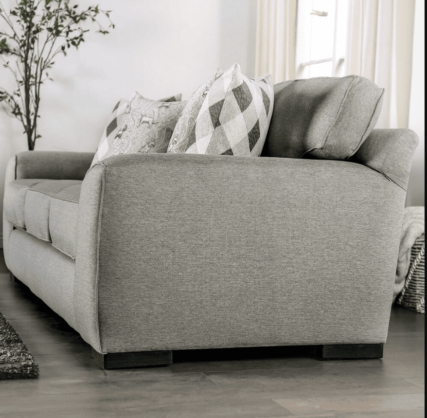 Newry Transitional Track Arm Sofa - Gray