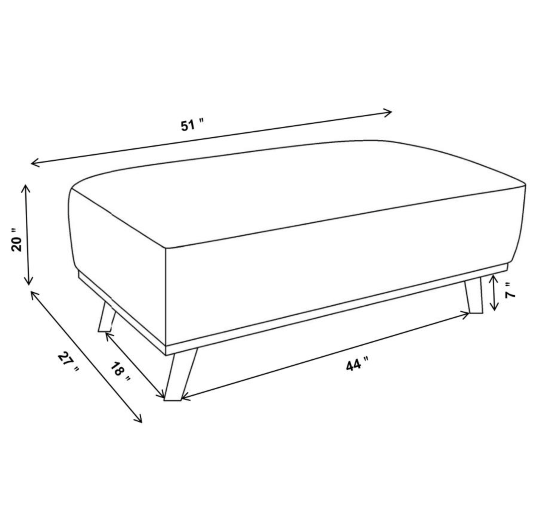 Elizabeth Corduroy Upholstered Extra Long Sofa Wine Red