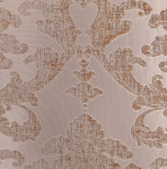 Veracruz Traditional Sofa & Loveseat Set with Wood Trim - Light Brown & Dark Cherry