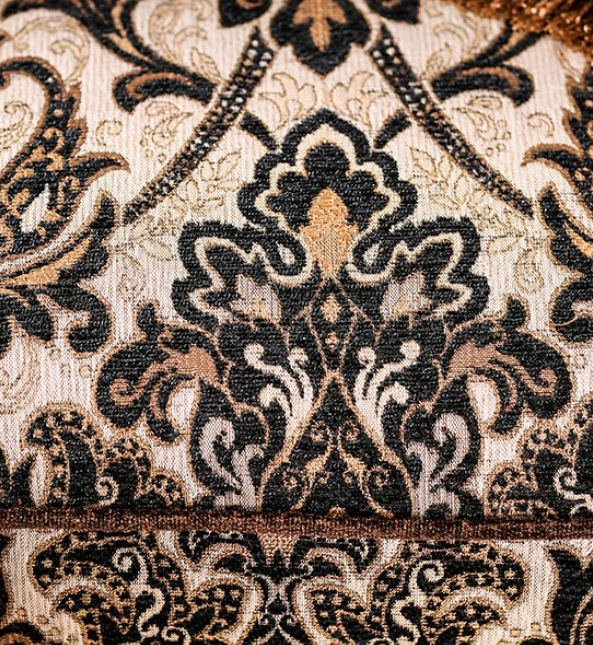 Jamael Traditional Sofa & Loveseat Set – Brown & Espresso