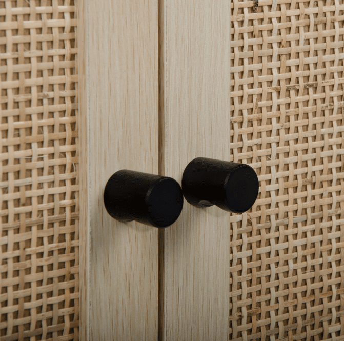 Milestone Homelife Native Style Natural Rattan 2 Door Cabinet - Natural