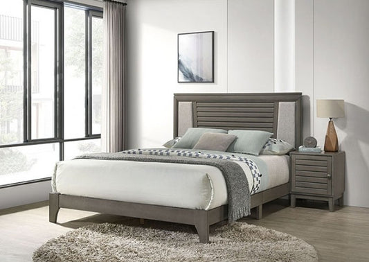 Amar Queen Size Bed - Gray