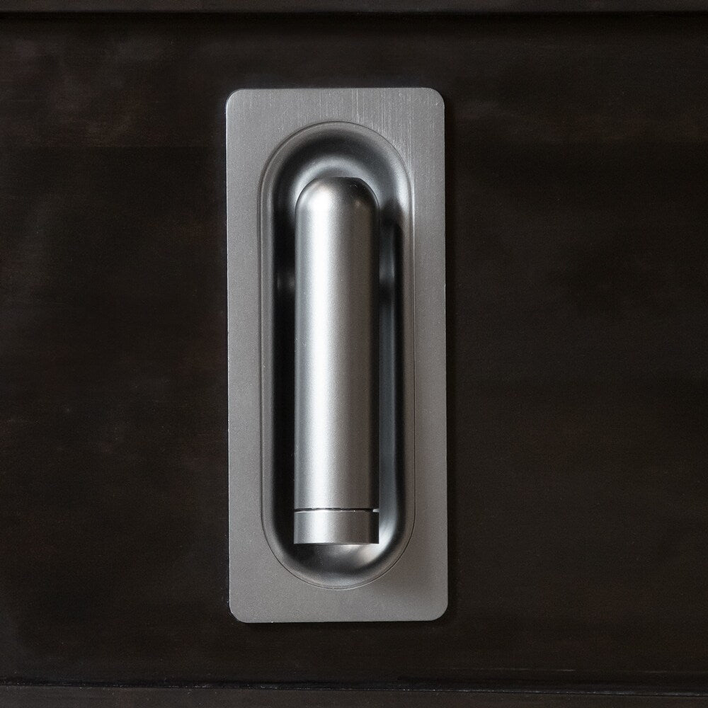 Torrance Mid-Century Modern Storage Bed, Black