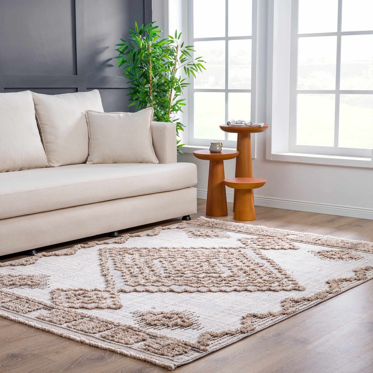 Ampusungan High-Low Rustic Rug