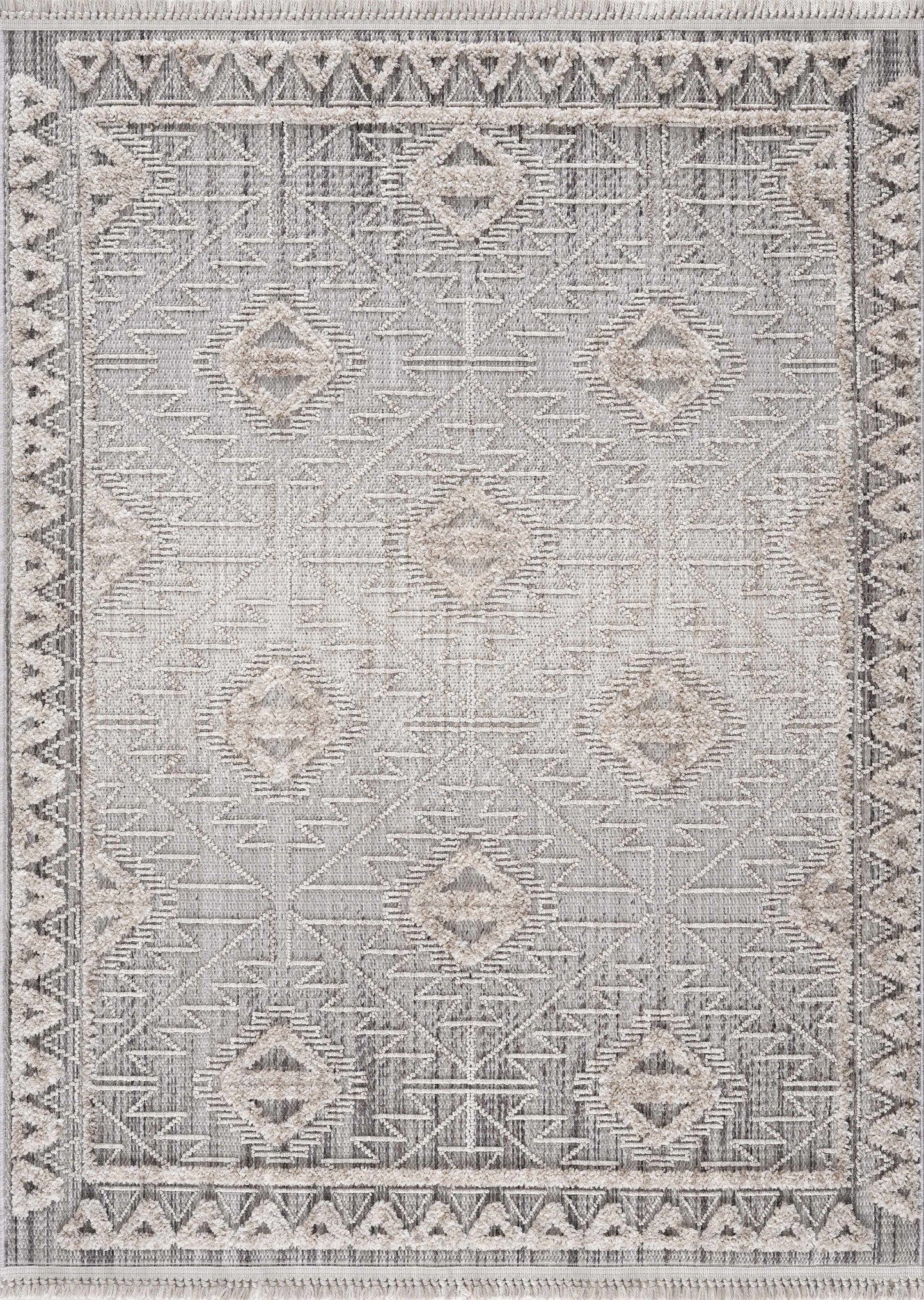 Agoo High-Low Pile Rustic Rug