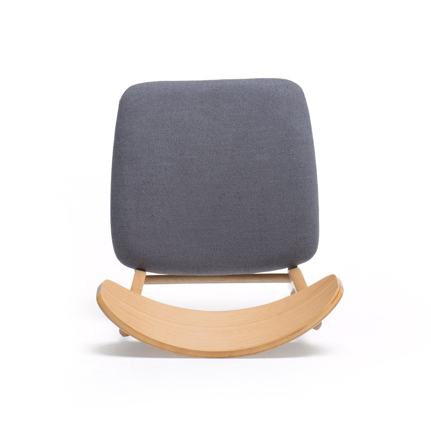 Linda Mid-Century Modern Side Chairs Set of 2 Natural & Gray