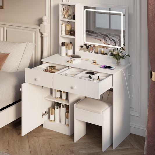 Shelly Contemporary Bedroom Vanity