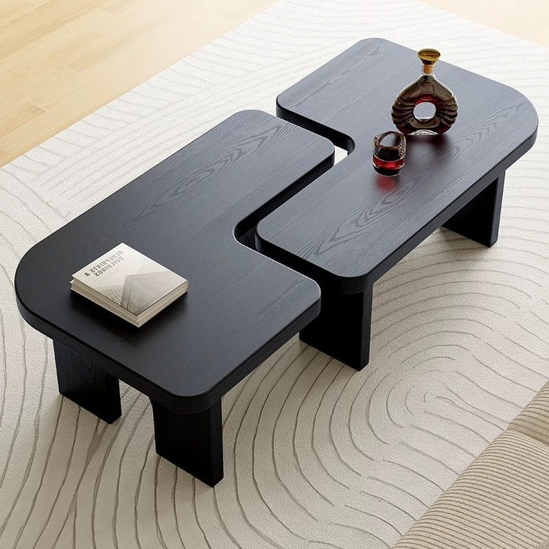 Black Nesting Tables with Black Legs - detail view 3