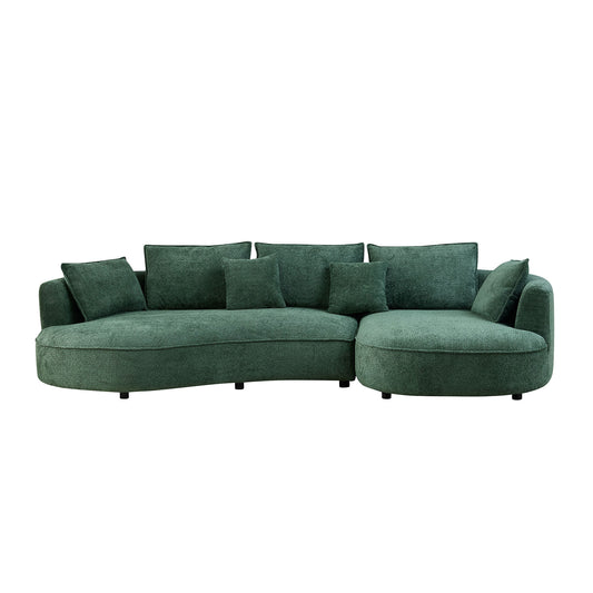Oversized Sectional Sectional - Green - primary color shot