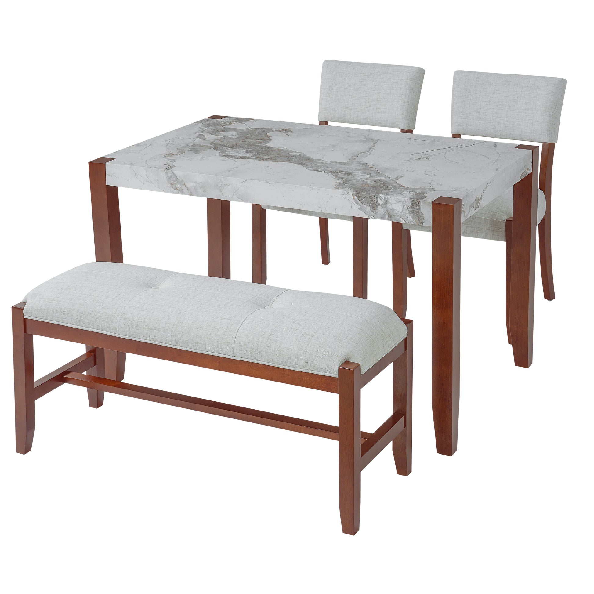 4-Piece Dining Set - Beige - detail view 8