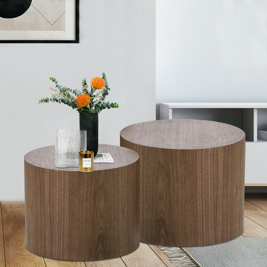 MDF with Ash/oak/walnut Veneer Sidetable/coffee Table/end Table/ottoman(walnut) - detail view 3