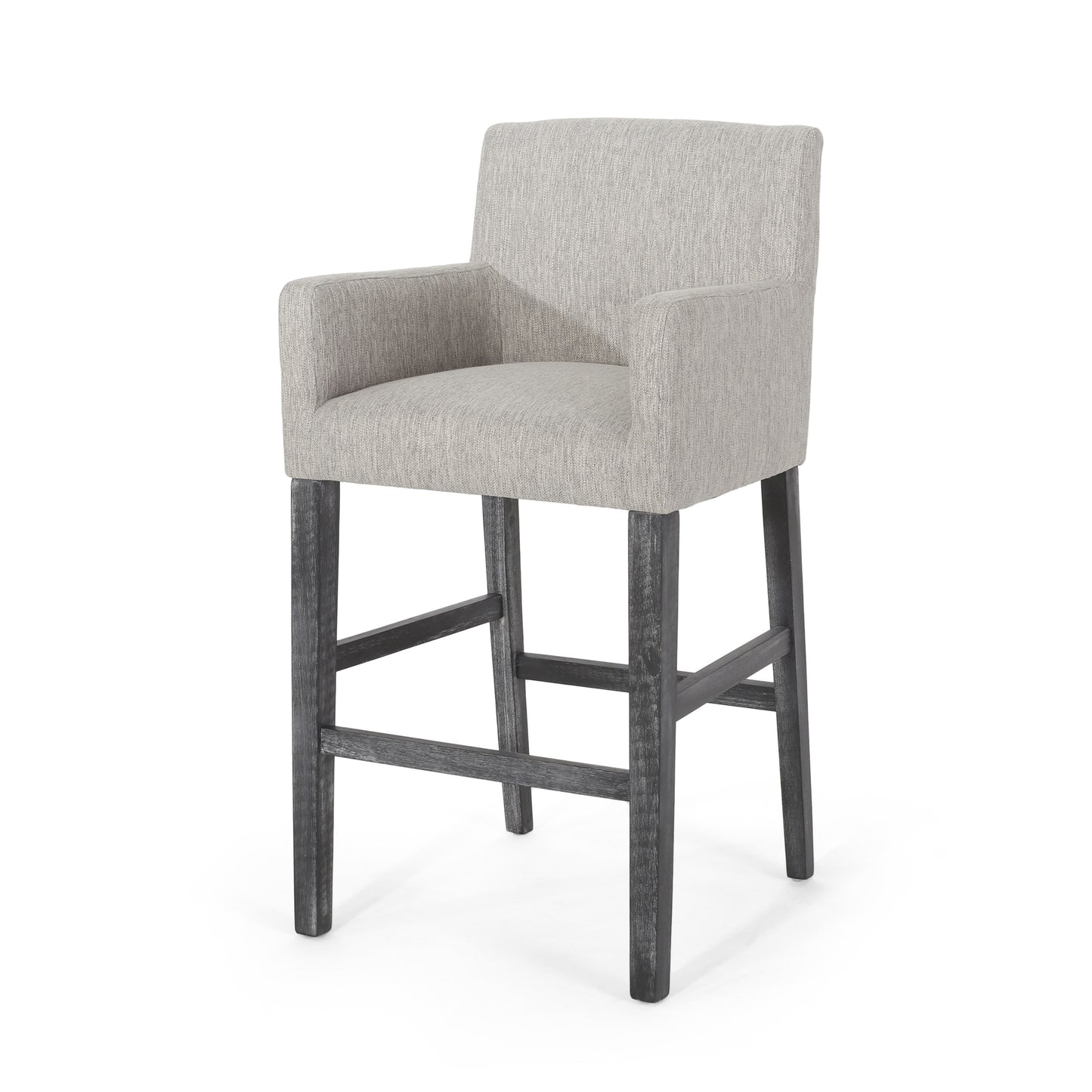 Galatea Modern 30.5 inch Bar Stools - Light Gray/Gray