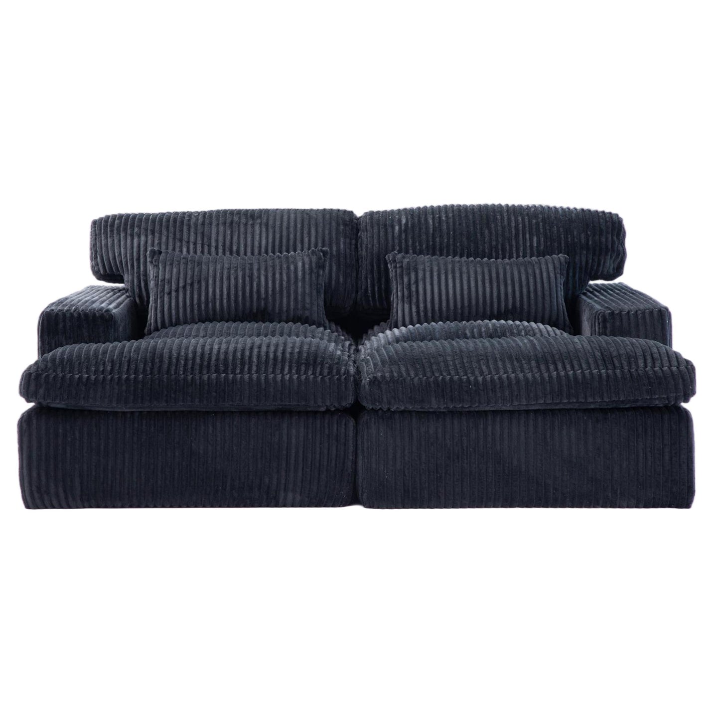 Double Chaise Lounge Chair Indoor - Black - primary color shot