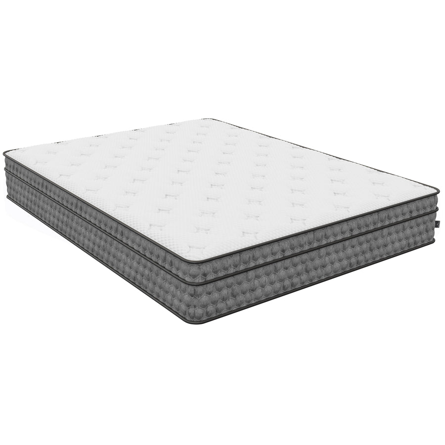 Zen Cool Gel Hybrid Euro-Top 11" Medium Feel - White - primary color shot