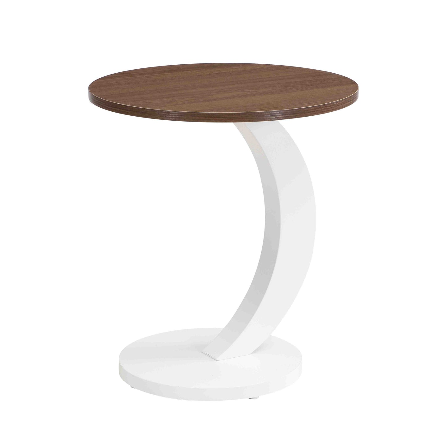 Brown & White Steel Frame Nesting Tables - detail view 6