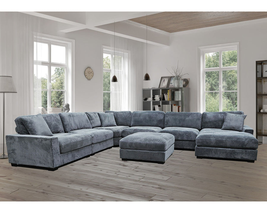 Arizona Charcoal 7-Piece Modular Sectional