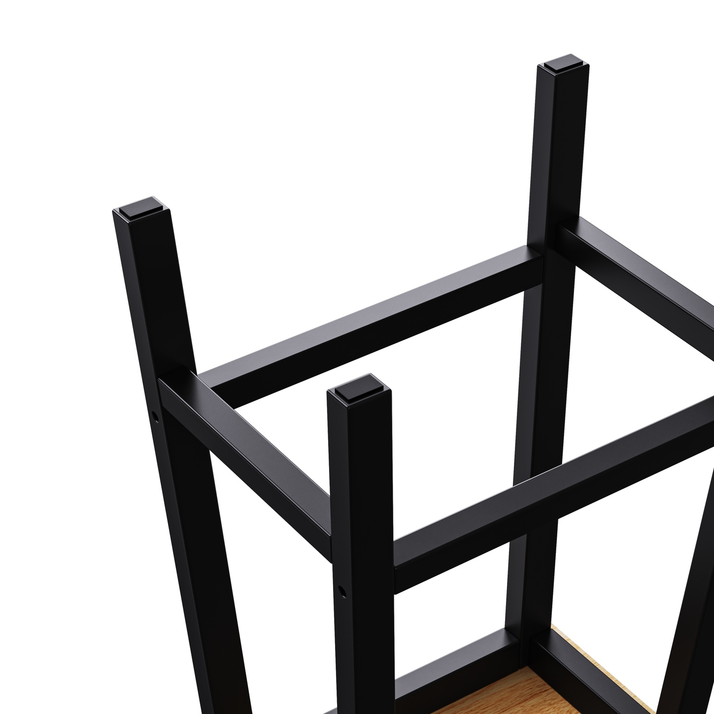 K&k Solid Wood Bar Stools (not Cheap Iron) - Black - detail view 5