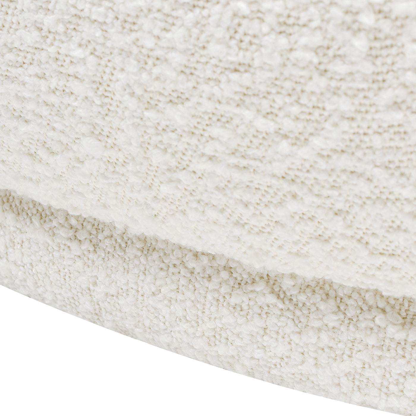 Aire 75' RAF Modern Rounded Chaise Lounge - White - detail view 7