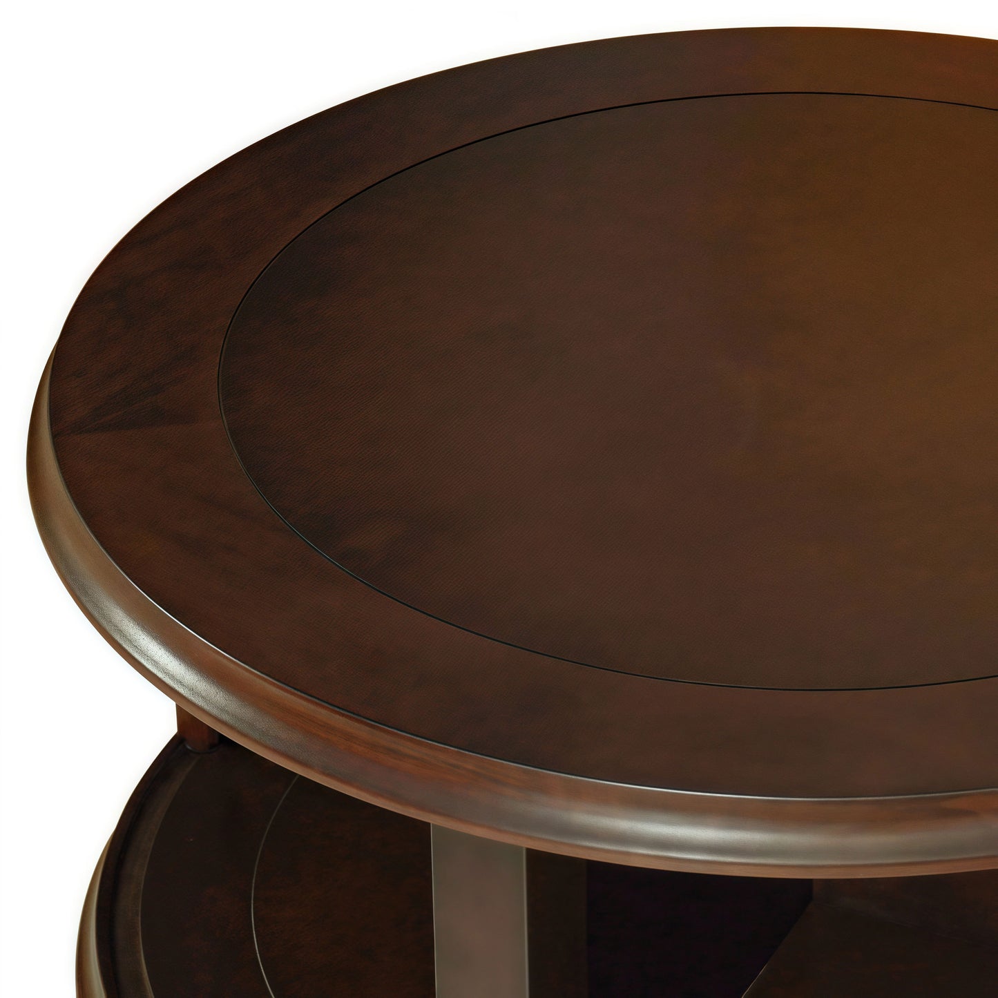 Brown Nesting Tables with Wood Legs - detail view 7
