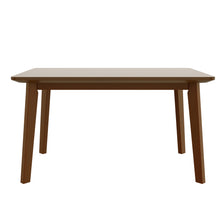 Rustic Farmhouse Dining Table - Solid Wood Frame, Minimalist Modern Dining Table for Dining Room - detail view 5