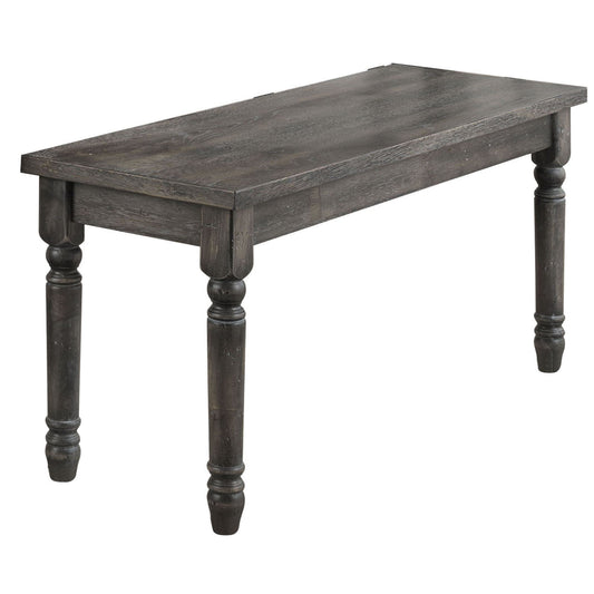 Wood Bench – Grey