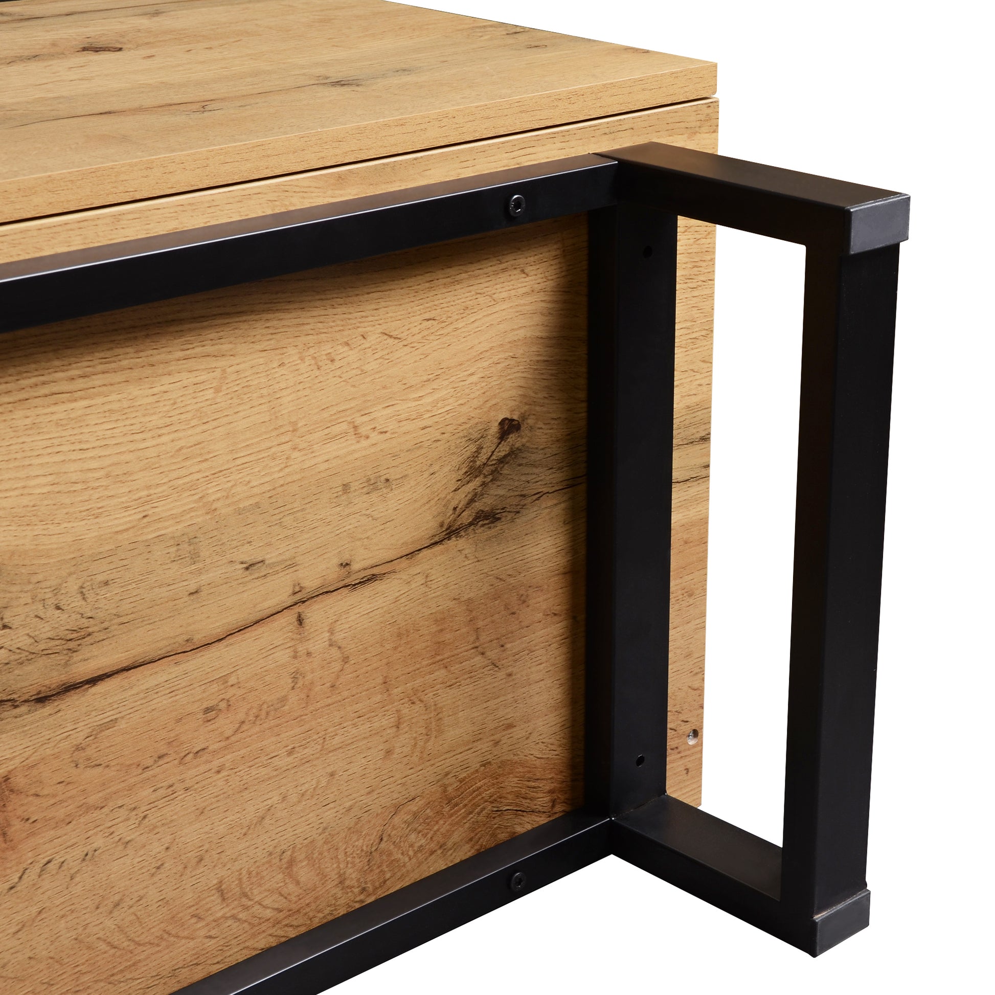 Adeline Modern 80" TV Console, Brown