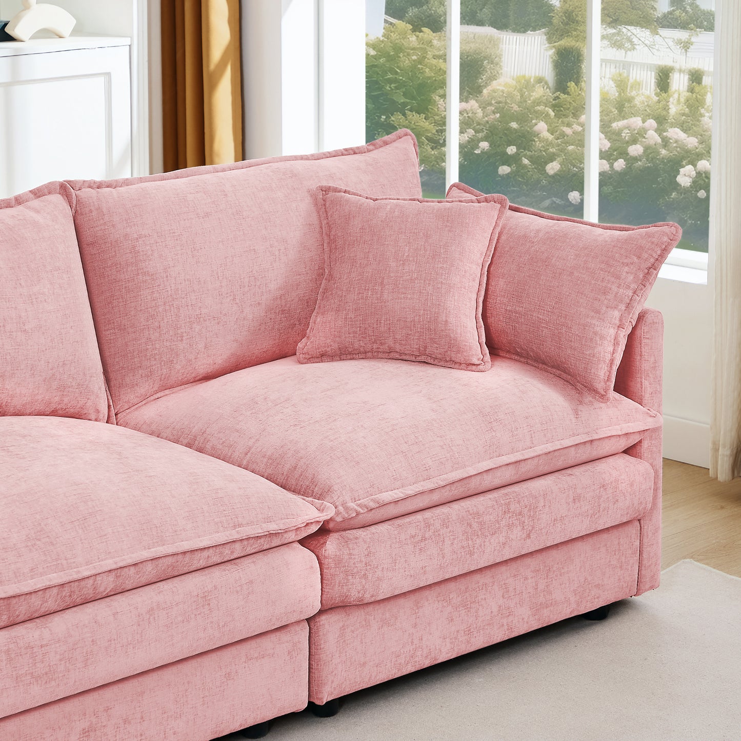 Modular Sectional - Pink - detail view 4