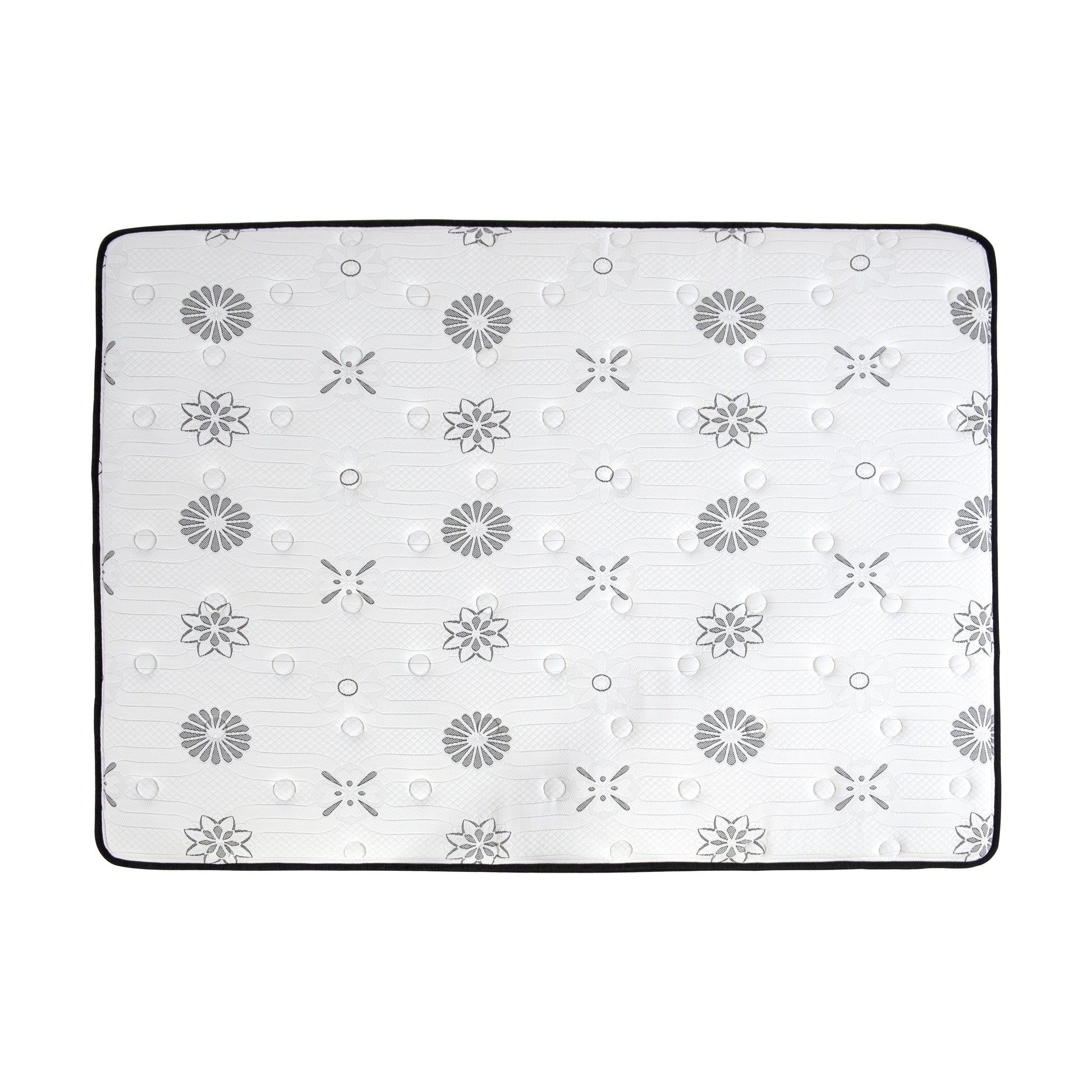 12-inch California King Mattress Highly Breathable Quilted Cover Hybrid Mattress, White, Plush Foam Mattress in a Box, Luxury Comfort Mattress