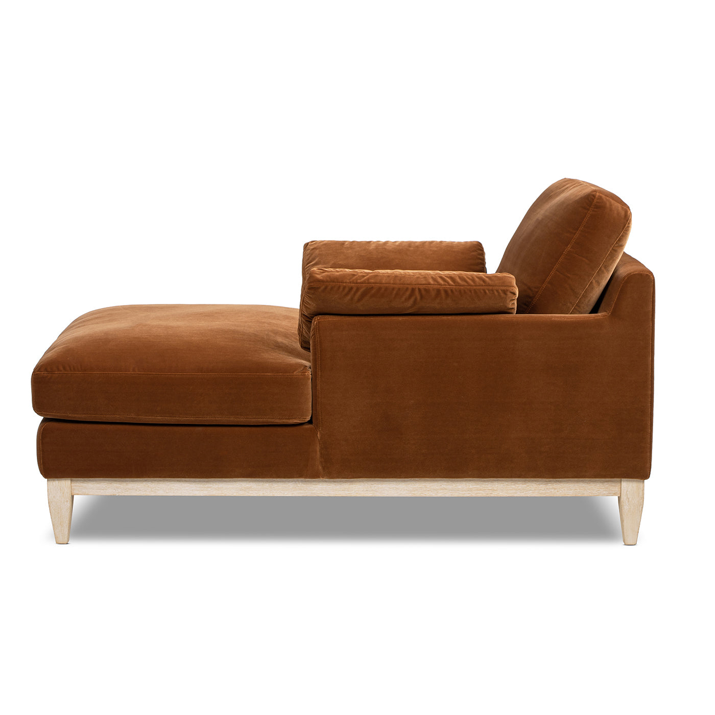 Pasadena Modern Farmhouse Chaise Lounge Chair - Orange - detail view 6