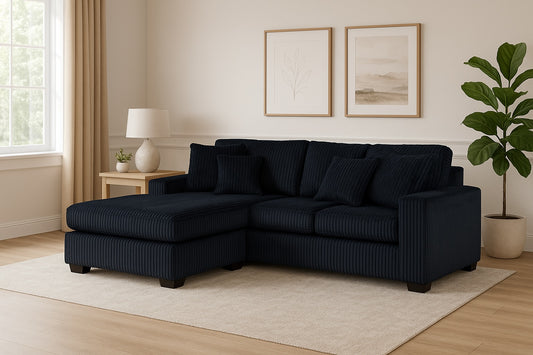Onyx Modular Sofa-Chaise Sectional with Reversible Ottoman End – Delta Furniture