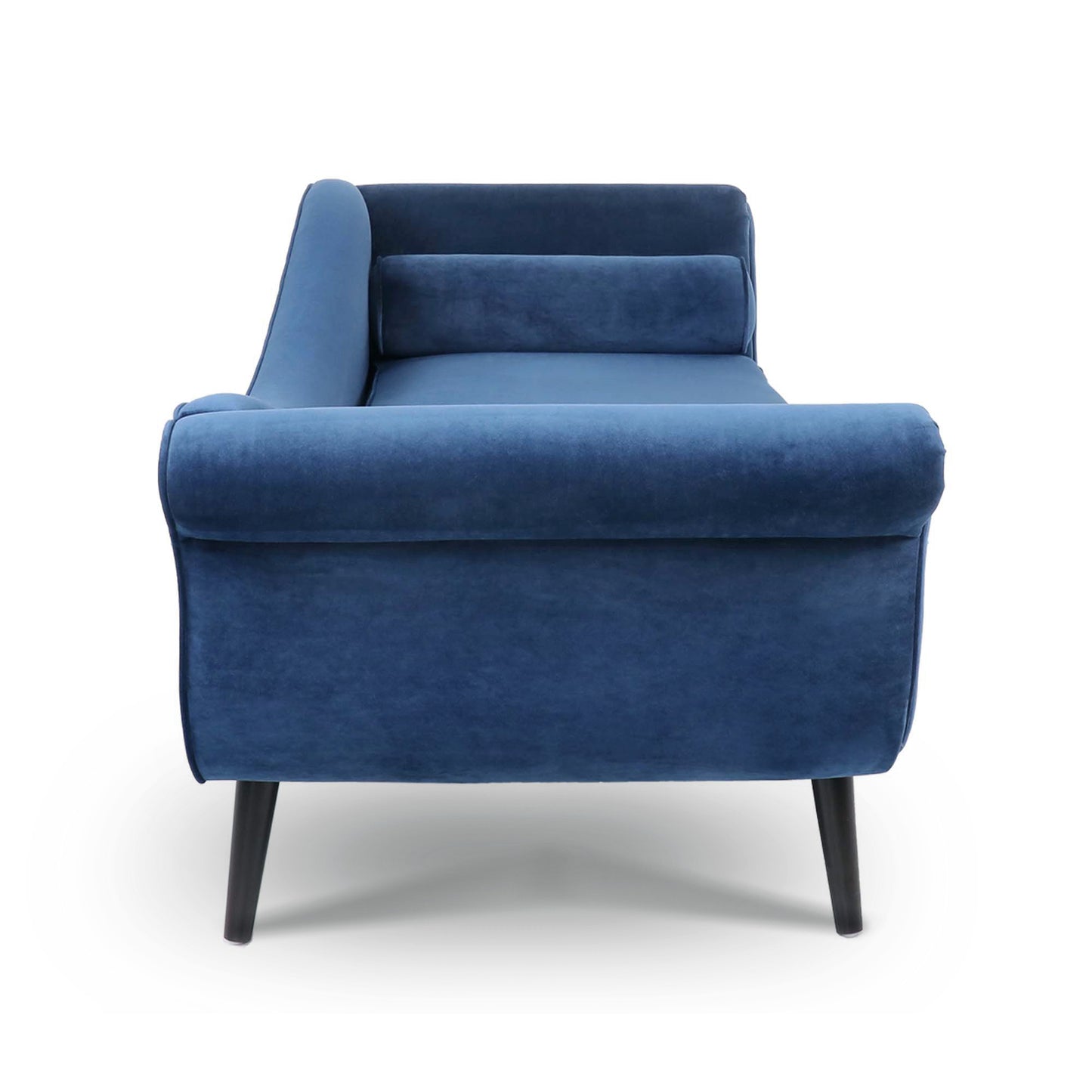 Chaise Lounge with Scroll Arm - Blue - detail view 6