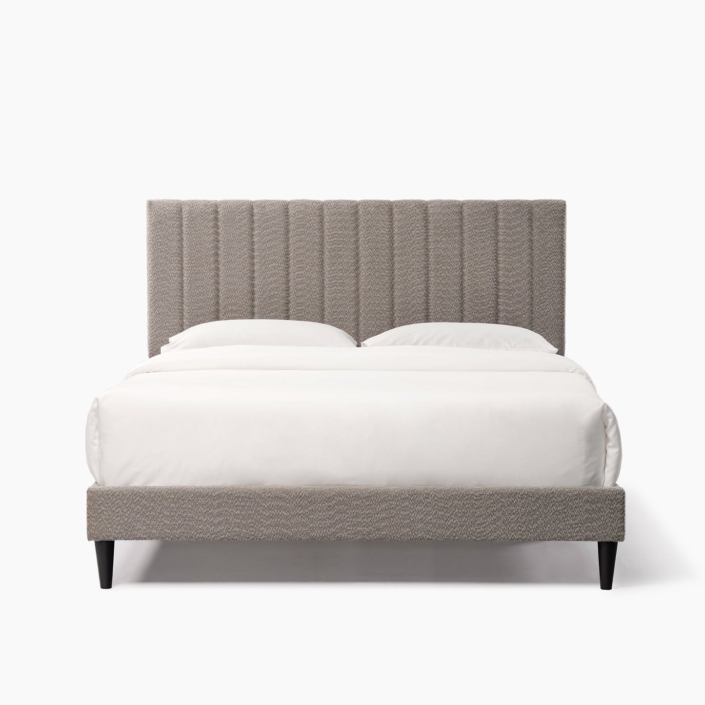Rina Dove Tufted Upholstered Platform Bed - Tungsten Gray - Queen