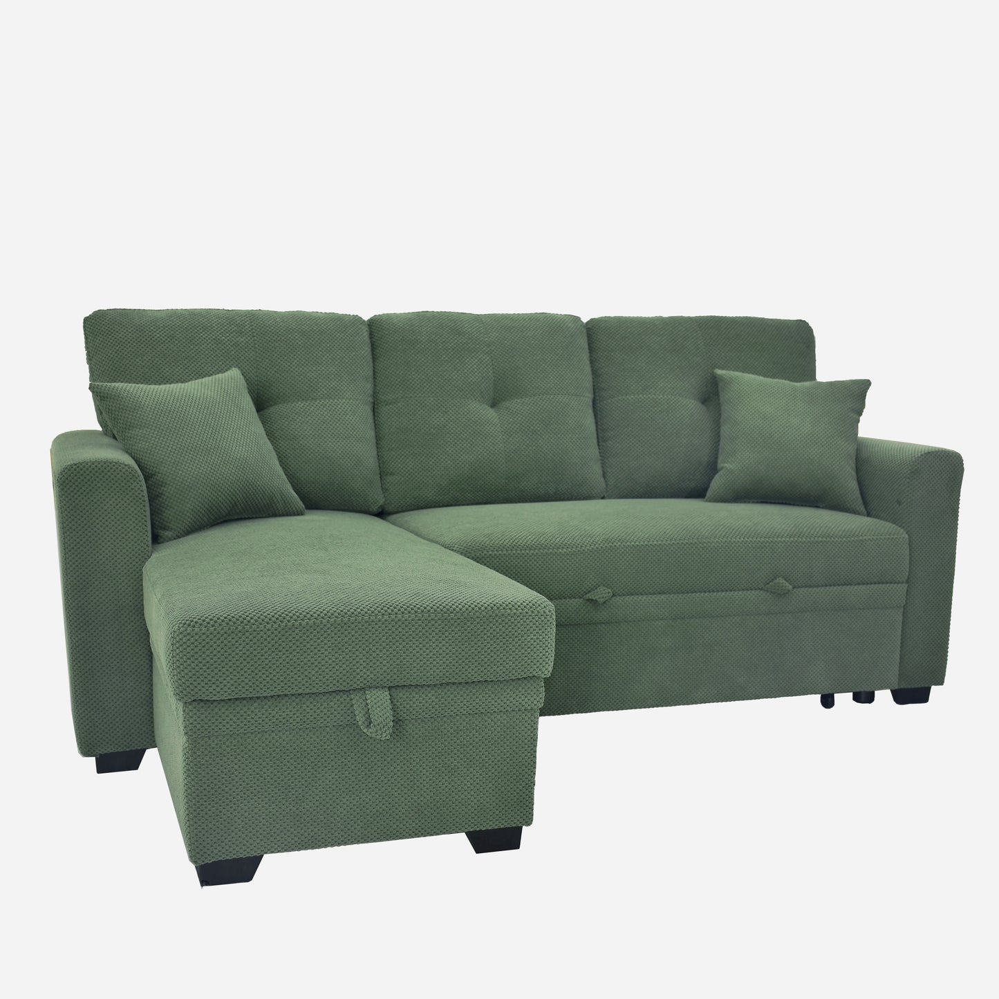 Sleeper Sectional - Green - detail view 8