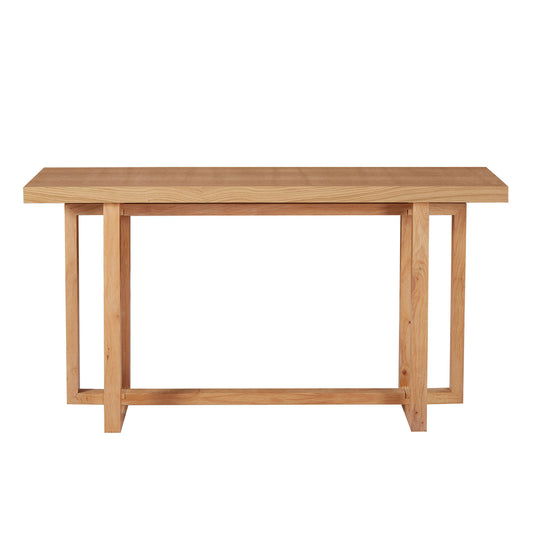 Rubber Wood Leg MDF Console Table