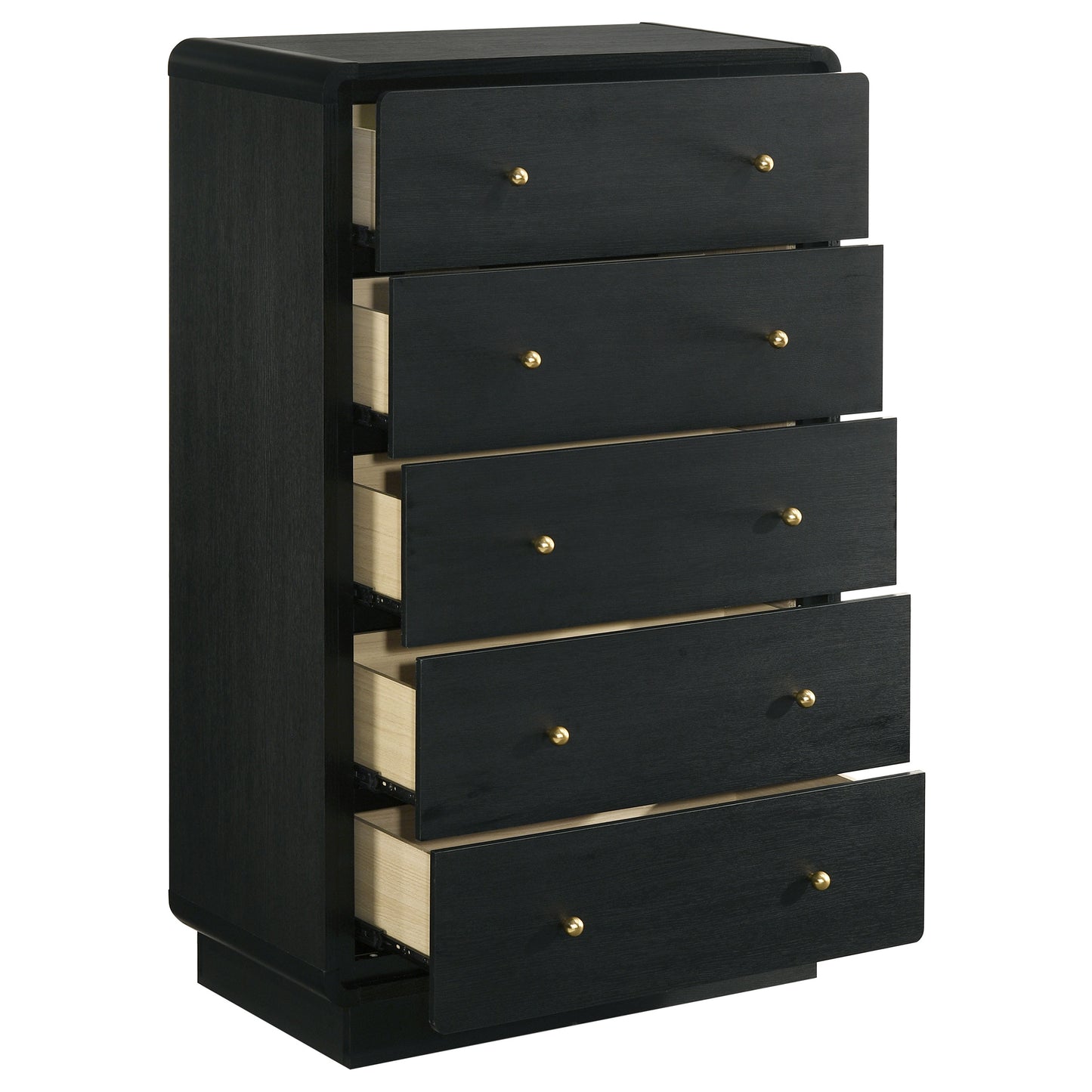 Cavelle 5-Drawer Chest, Black