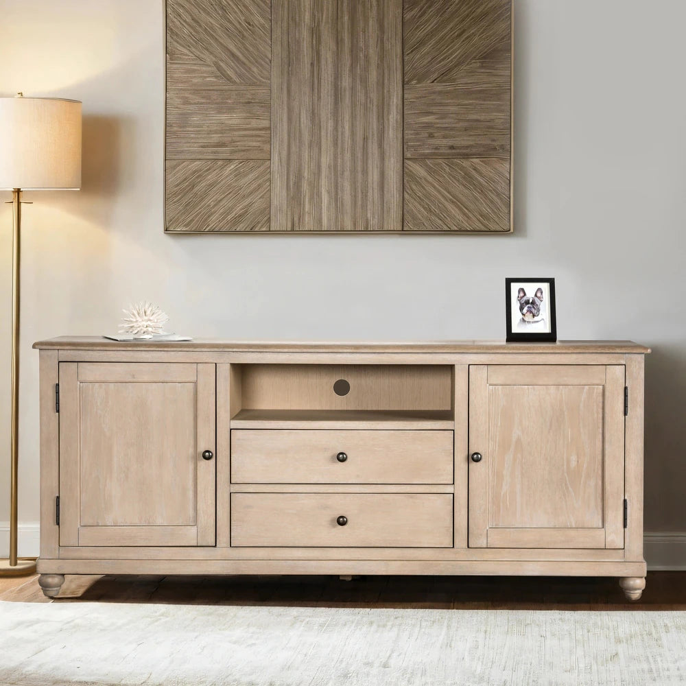 Chesapeake Modern Farmhouse Solid Wood TV Console