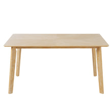 Retro Dining Table, Kitchen Room Table for 6, Minimalist Rectangular Dinette Table for Dining Room and Kitchen, Rubberwood Legs - detail view 6