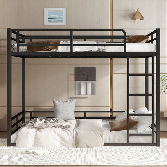 Metal Bunk Bed - Black - detail view 2