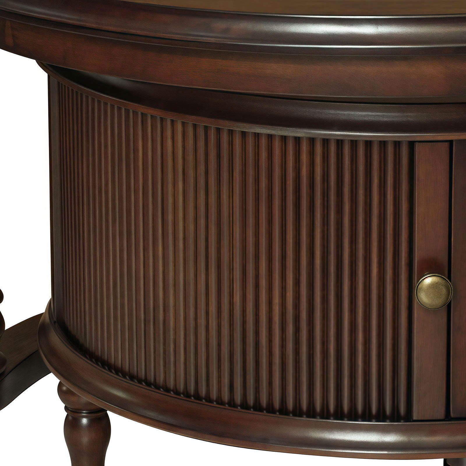 Brown Nesting Tables with Wood Legs - detail view 6