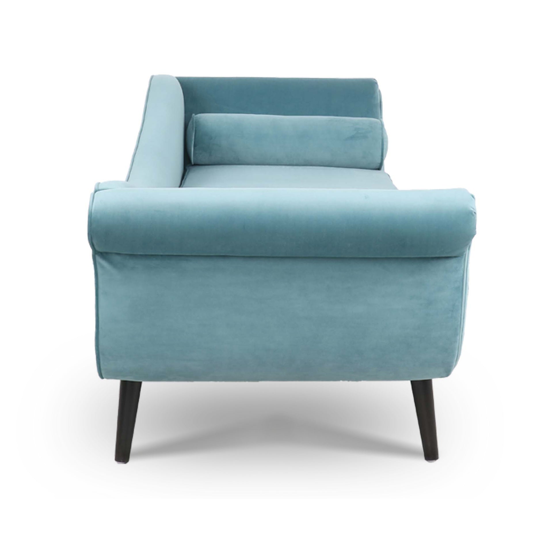 Chaise Lounge with Scroll Arms - Green - detail view 6