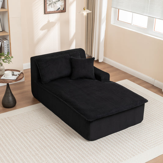 Silent High-Density Foam Chaise Lounge