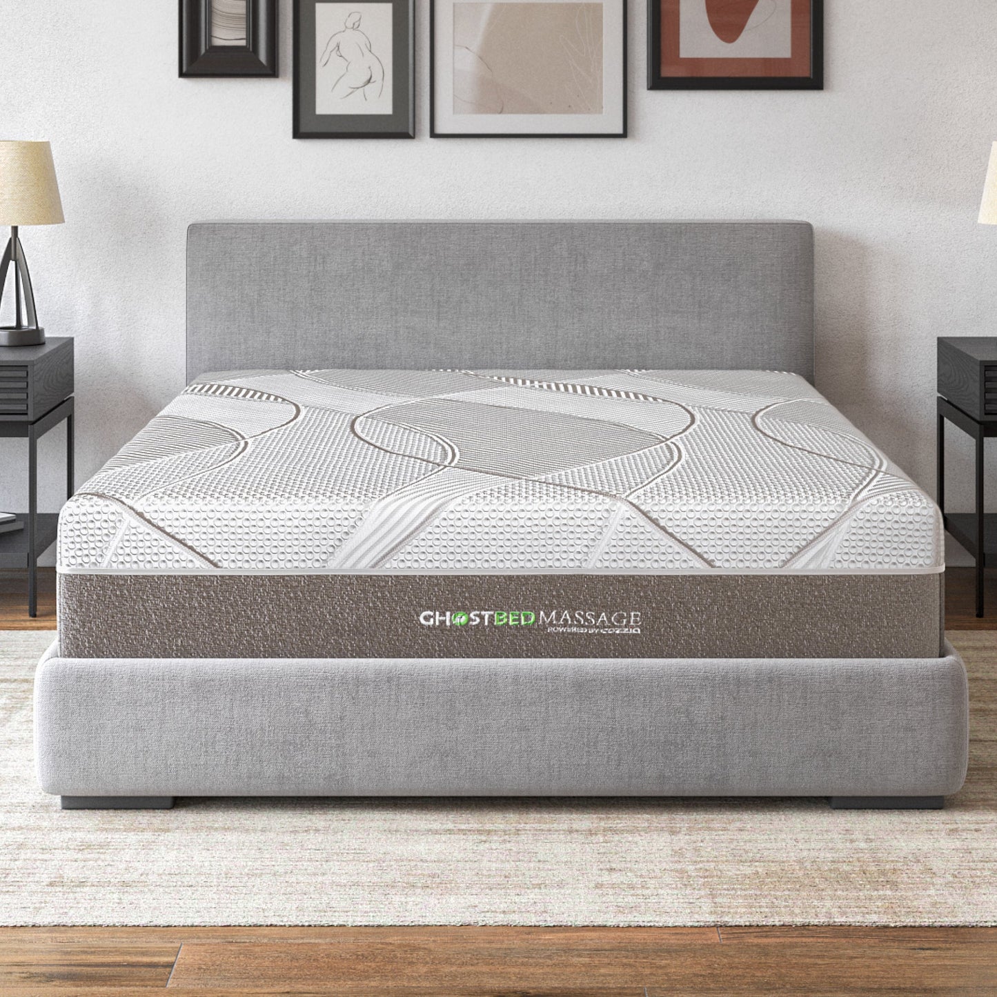 GhostBed Massage Mattress 12" Profile - Queen
