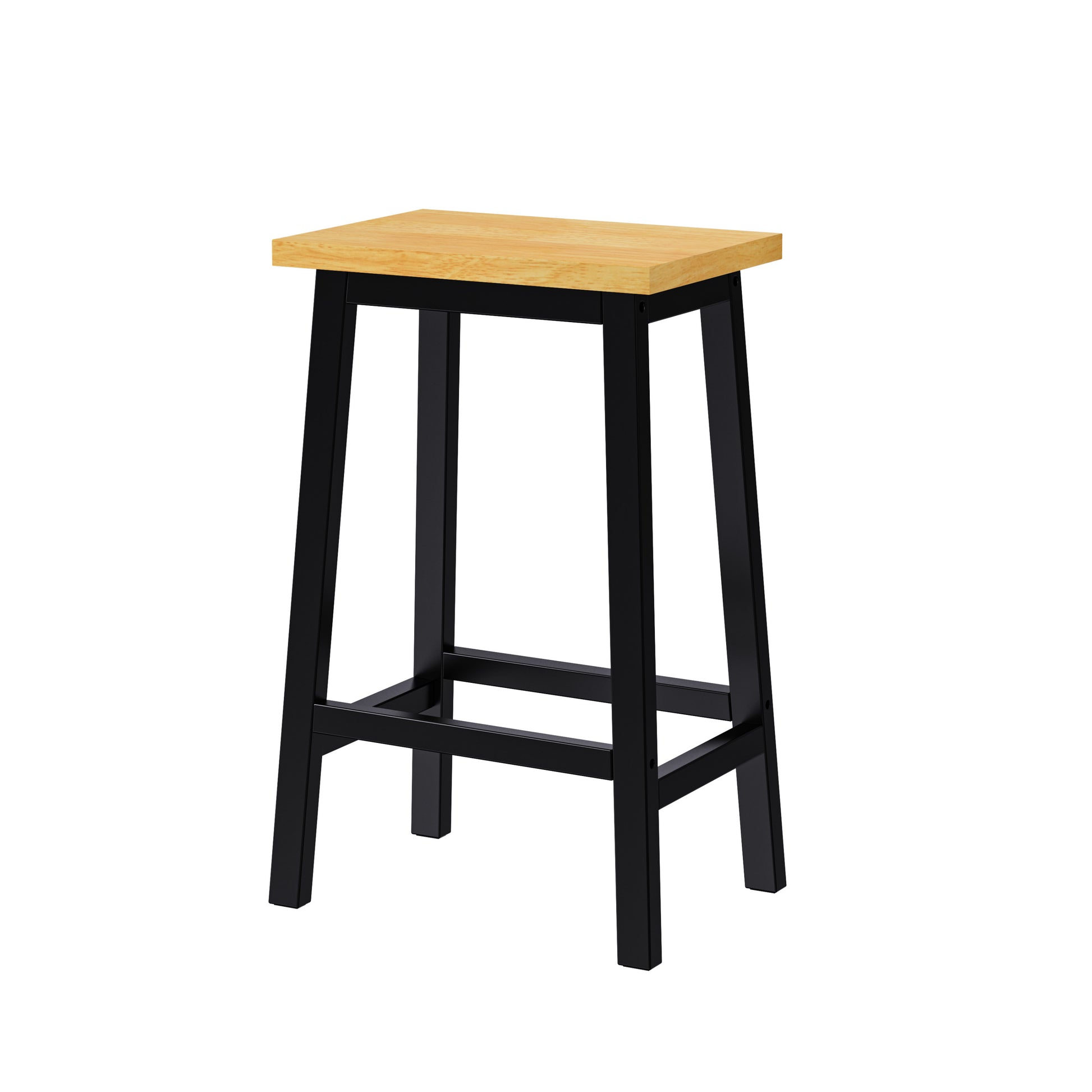 K&k Solid Wood Bar Stools (not Cheap Iron) - Black - detail view 7