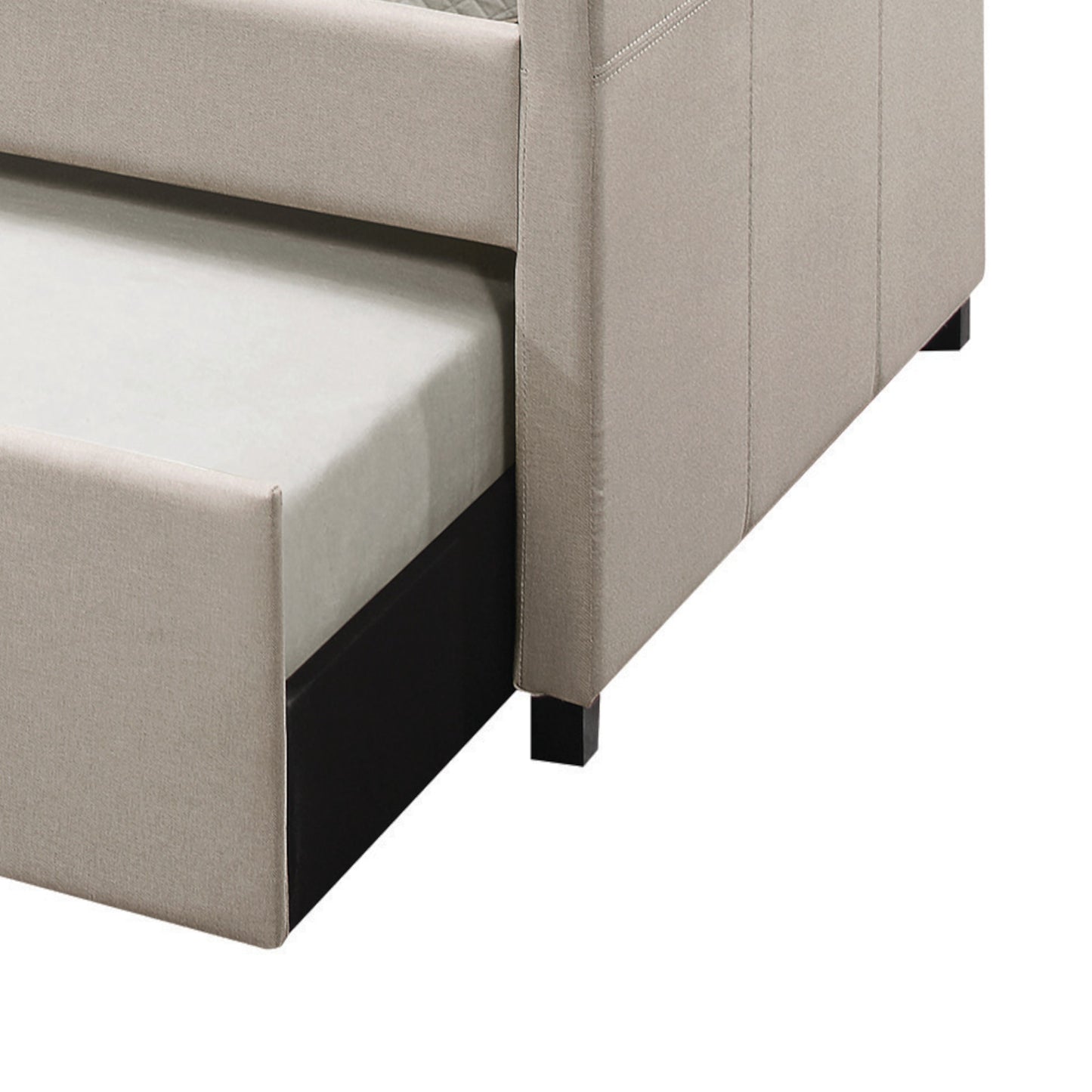 Fog Twin Upholstered Daybed with Trundle