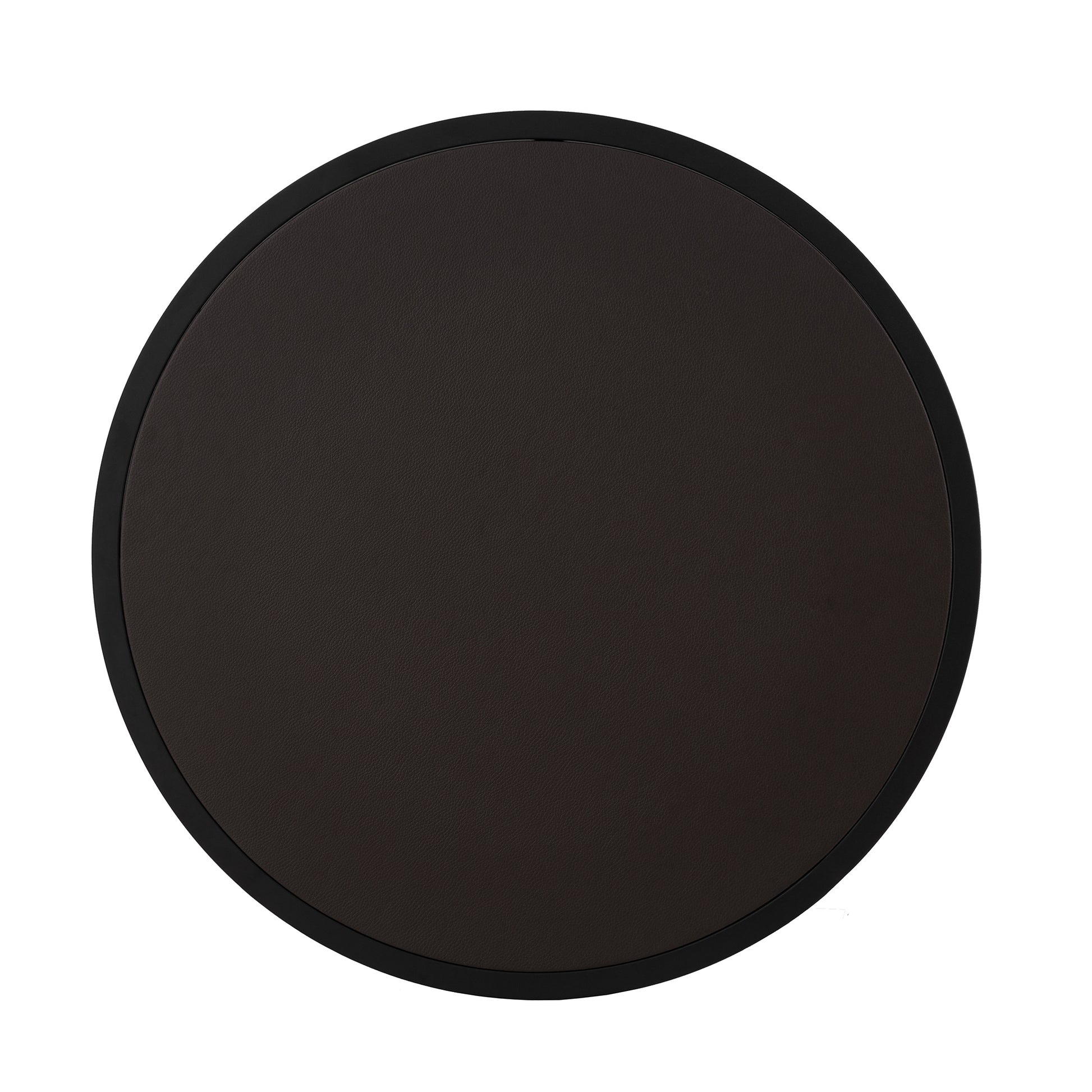 Brown Fabric+metal Nesting Tables with Black Legs - detail view 3